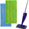 Online 2-pack Återanvändbara Mikrofiber Moppdynor för Swiffer Flat Mop