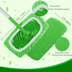 Best 10-pack Återanvändbara Moppdynor Högabsorberande Rengöringsdukar för Våt- och Torrdammtorkning