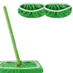 Hot 8-pack återanvändbara pads för Swiffer Wet Jet Mopp, tvättbara mikrofiber golvrengöringsdukar