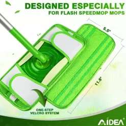 Best 4-pack återanvändbara våtservetter för Swiffer Sweeper, återanvändbar mopp TamApon,