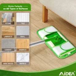 Best 4-pack återanvändbara våtservetter för Swiffer Sweeper, återanvändbar mopp TamApon,