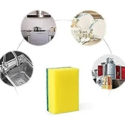 Outlet 10-pack Tjocka Skursvampar, Multifunktionell Magisk Rengöringssvamp Suddgummisvamp Rengöringsplatta