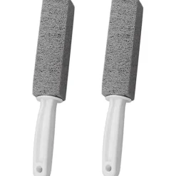 Sale 2-pack Toalettstädare med Handtag, Pumicestick, Avlägsnar Kalkavlagringar, för Kök/Badrum/Pool/Hushållsrengöring