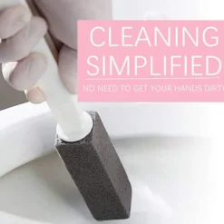 Sale 2-pack Toalettstädare med Handtag, Pumicestick, Avlägsnar Kalkavlagringar, för Kök/Badrum/Pool/Hushållsrengöring