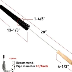 Outlet 2-pack torktumlarens rengöringskit torktumlarens ludd borste ventilationsfångarens rengörare