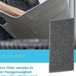 Hot 4-pack torktumlarsvampfilter kompatibla med Whirlpool Bauknecht HX 481010354757