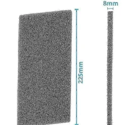 Hot 4-pack torktumlarsvampfilter kompatibla med Whirlpool Bauknecht HX 481010354757 YaloP2025041800360
