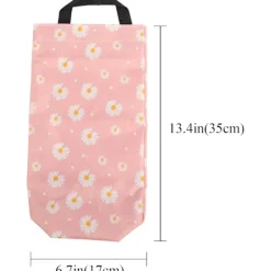 Outlet 2-pack Tvättade Plastpåsar med Vikbar Väggfäste, ZQKLA