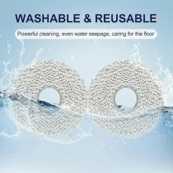 Online BRONZE 12-pack tvättbara moppdynor för Dreame L10S /L10/ L20 / L30/ X30/ Ecovacs Deebot X2 Omni/ T20 Omni [BR] As Shown