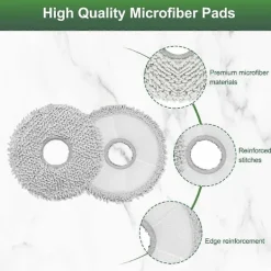 Online BRONZE 12-pack tvättbara moppdynor för Dreame L10S /L10/ L20 / L30/ X30/ Ecovacs Deebot X2 Omni/ T20 Omni [BR] As Shown