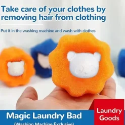 Clearance 10-pack tvättbollskit återanvändbar tvättmaskin hårborttagare boll rengöring ludd luddhår kläder hushållsprodukt blue