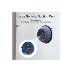 Outlet 4-pack Tvättmaskinsfötter med gummikuddar, antivibrationsfötter kompatibla med de flesta tvättmaskiner och torktumlare