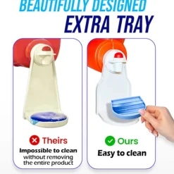 Discount [2-pack] Tvättmedelsbehållare, tvättmedels droppfångare (U