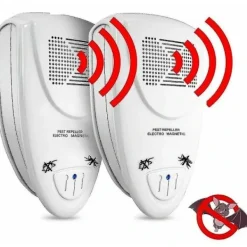 Online 2-pack ultraljuds fladdermusskrämmare - bli av med fladdermöss på 72 timmar Cisea A