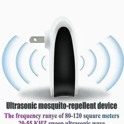 Outlet 6-pack ultraljudsskadedjursbekämpning elektronisk avvisare myggmössråtta avvisa insekter kackerlacka myra spindel loppdödare (US/UK/EU/AU-kontakt)