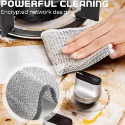 Hot 5-pack universal disksvampar i stål för kraftig rengöring [JUN]