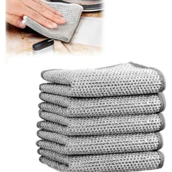 Hot 5-pack universal disksvampar i stål för kraftig rengöring [JSR]