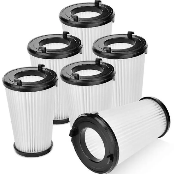New 6-pack VAF-1 Filterersättning Passar Ergorapido Sladdlös Dammsugare EHVS2510AW VS3510AR, Del EL65522
