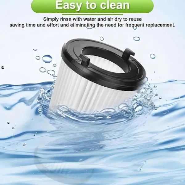 New 6-pack VAF-1 Filterersättning Passar Ergorapido Sladdlös Dammsugare EHVS2510AW VS3510AR, Del EL65522