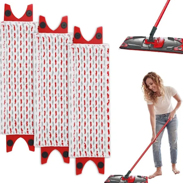 Online 3-pack Vileda golvmopp ersättningsöverdrag mikrofiberset