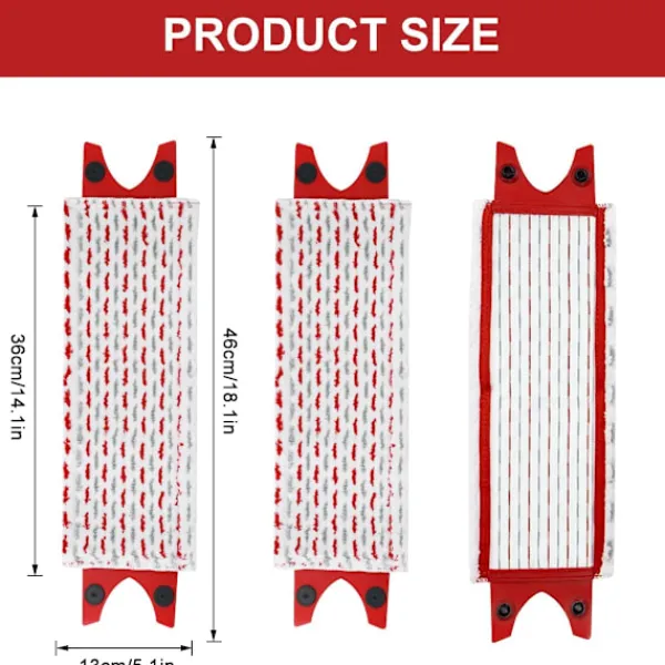 Online 3-pack Vileda golvmopp ersättningsöverdrag mikrofiberset