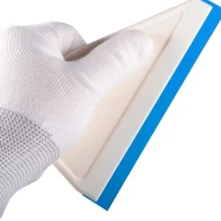 New 4-pack Vit Automatisk Hemkök Badrum Duschraka Handraka Fönster Torkare Spegel Torkare med Blå Silikon Vattenblad