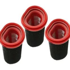 Best 3-pack 25,2v/21,6v filter till Bosch Flexxo serie 4 sladdlös dammsugare Bbh32101 etc, ersätt