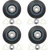 Sale 4-pack W10314173 Torktumlare Trumrulle Ersättning för Torktumlare Kompatibel med WPW10314173 Rulle Trumstödsats Torktumlardelar