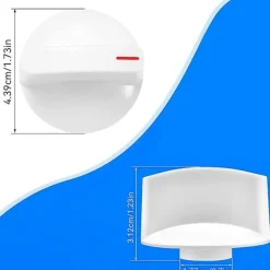Online 2-pack Wh1x2721 Torknapp för Torktumlare, Ersättning för Torktumlarens Delar, re