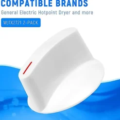 Online 2-pack Wh1x2721 Torknapp för Torktumlare, Ersättning för Torktumlarens Delar, re
