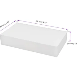 New 100-pack 8x5x3cm Magiska Rengöringssvampar, Magiska Rengöringssvampar Melaminsvamp Skum för Väggar, Kök, Badrum Fläckborttagning