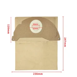 Sale NICEGOU Paket med 10 dammsugarpåsar + filter för Kärcher A 2004 A 2024 A 2054 MV 2 Karcher 6.904-322 Kärcher MV2 WD2 Premium papperspåsar för torranvändning | Fyndiq