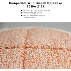 Hot Paket med 6 Ersättningsdynor 2124, 2039a, 2307, 23157, 20391, 20399 Kompatibla med Hårdmopprengöraren