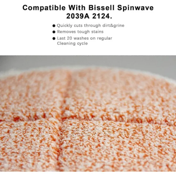 Hot Paket med 6 Ersättningsdynor 2124, 2039a, 2307, 23157, 20391, 20399 Kompatibla med Hårdmopprengöraren