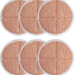 New DAO Paket med 6 ersättningspads 2124 2039a 2307 23157 20391 20399 kompatibla med Bissell Spinwave hård golvrengörare (Orange) db