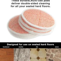 New DAO Paket med 6 ersättningspads 2124 2039a 2307 23157 20391 20399 kompatibla med Bissell Spinwave hård golvrengörare (Orange) db