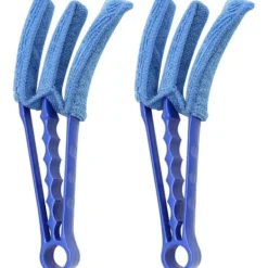 Best Paket med rengöringsverktyg för persienner - Klöborste och mikrofiberdammvippa - Rengörare för gardiner och bilens luftkonditionering