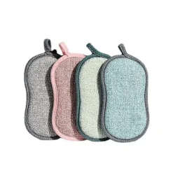 Paket med Tvättsvampar för Diskmaskin, Miljövänliga Mikrofiber Skrubbsvampar, Skrapande Antibakteriella Pads för Rengöring av Bestick, Kastruller, Grytor, Glas, etc | Fyndiq
