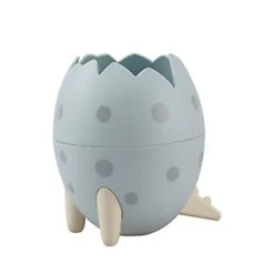 Clearance Papperskorg Dinosaurieägg Skrivbordsförvaringshink Clamshell Stor Kapacitet Multifunktionell Kompakt (Blå)