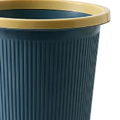 Outlet Papperskorgen Plast Utsökt Modern sopbehållare för badrum Kök Vardagsrum Stor Mörkblå
