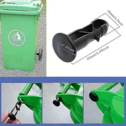 Outlet BRONZE Par Gångjärnsbultar Gångjärnstappar För Soptunnalock Passar 240/120/100/60l Utomhussoptunnor, 65mm [BR]