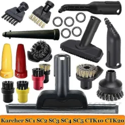Sale Passar Karcher Ångdammsugare Sc1 Sc2 Sc3 Sc4 Sc5 Sc7 Ctk10 Ctk20 Tillbehör Borst Huvud Kraftfull Munstycke Tillbehör (Fem Borst Huvuden)