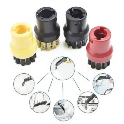 Sale Passar Karcher Ångdammsugare Sc1 Sc2 Sc3 Sc4 Sc5 Sc7 Ctk10 Ctk20 Tillbehör Borst Huvud Kraftfull Munstycke Tillbehör (Fem Borst Huvuden)