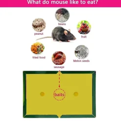 Clearance 5/10pcs Mouse Board Sticky Mice Glue Trap High Effective Rodent Rat Bugs Catcher Pest Control 5pcs