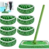 Discount pcs återanvändbara mikrofibermoppdynor för Swiffer Sweeper Mop, torra moppdukar och våta moppdukar för att moppa golv