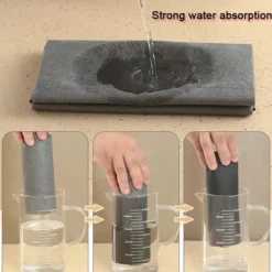 Online 5PCS Tjockare magisk rengöringsduk utan vattenmärke Glasduk Återanvändbar Fönster Glas Rengöringsduk trasa Kökshandduk