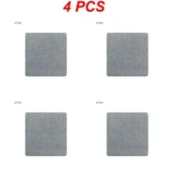 Discount 1~5PCS tum tjock strykullsdyna Bärbar högtemperaturbeständig strykbräda Effektiv ullpressmatta för resor Style A 4pcs