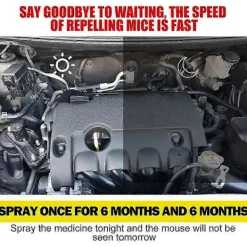 Clearance Pepparmyntsolja för råttor och bilmotorer, råttförebyggande spray, försvarsspray för hem och bilmotor