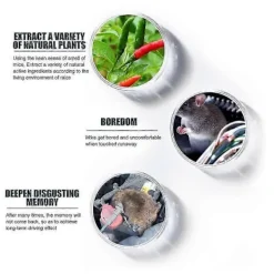 Clearance Pepparmyntsolja för råttor och bilmotorer, råttförebyggande spray, försvarsspray för hem och bilmotor