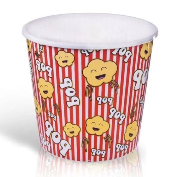 Perfekt popcornskål 3,4L för filmkvällar med popcornmotiv